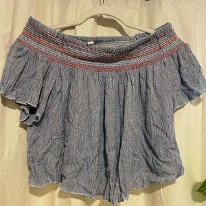 Off the shoulder top